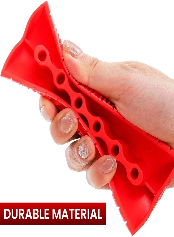 Serplex مجموعة أدوات Serplex® المكونة من 4 قطع من بكرات نقش الخشب، بأحجام متعددة، مصنوعة من مادة PVC، مع مشط، تصميم 2 في 1 للطلاء، وتشطيب الأثاث، وديكور المنزل، والجدران، والأبواب، وتأثيرات نسيج الخشب الإبداعية. - Image 5